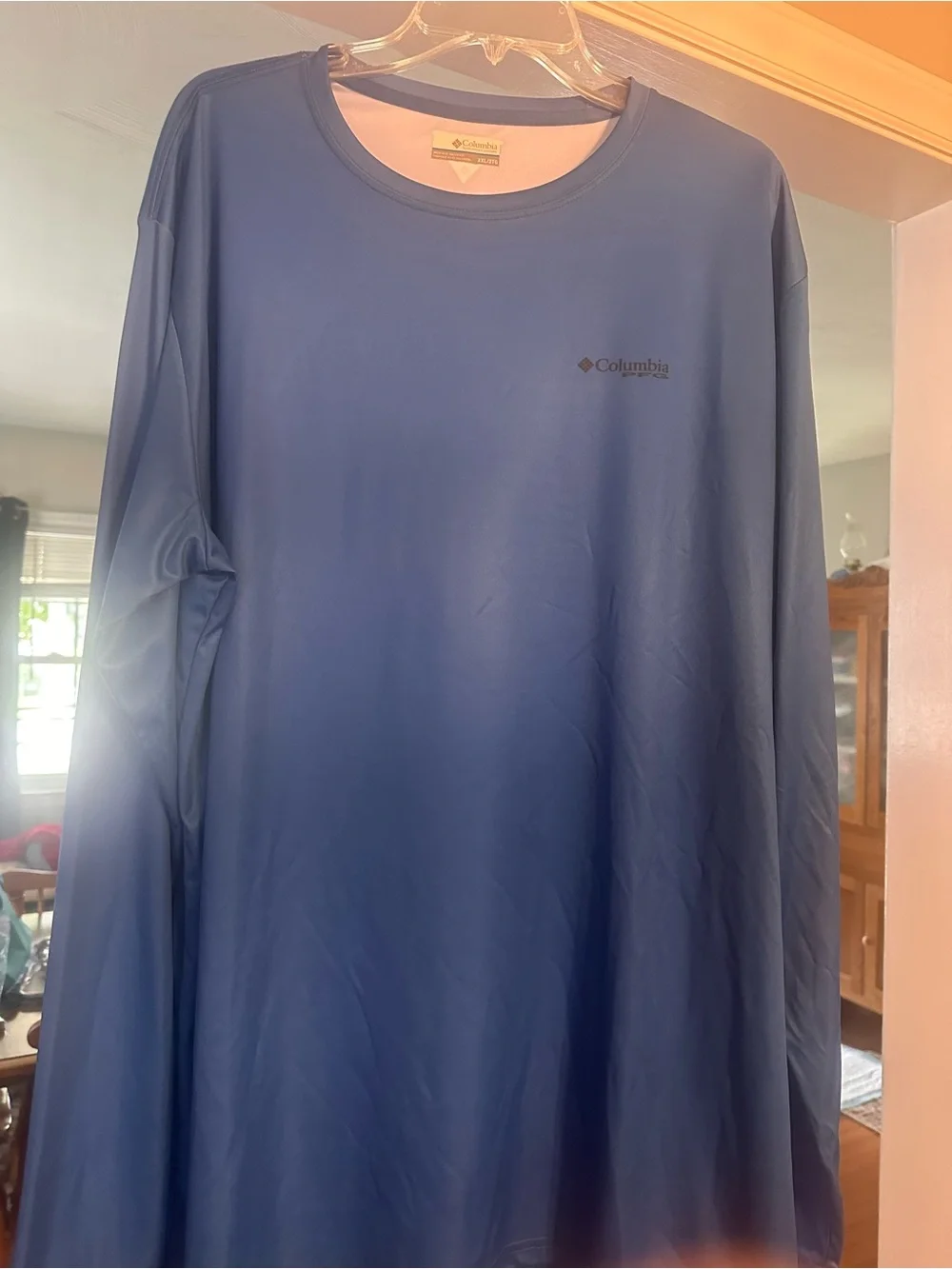 Columbia Sportswear Blue Performance Crew Neck Top